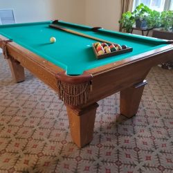 S0L0® 8Ft 3 Piece Pool Table Delivery and Installation Included